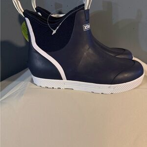 XTRATUF Navy Blue Ankle Boots